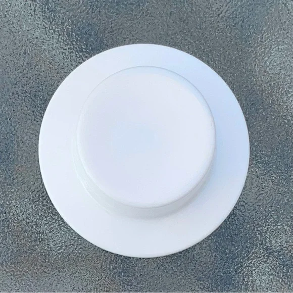 Arcopal Les Fantaisies White Glass Floral Candle Holder Tealight Votive - Picture 7 of 8